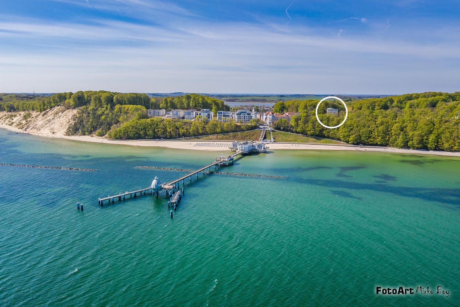 " Residenz Seeblick" Studio 27 Mit Seitlichem Ostseeblick Sellin  Dış mekan fotoğraf